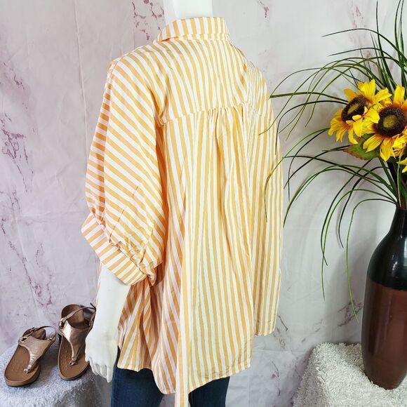 Talulah Cotton Poplin Stripe Shirt - Picture 5 of 6